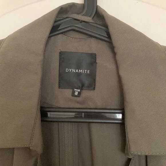 Dynamite Maxi Trench Jacket - Size XS - Picture 5 of 10